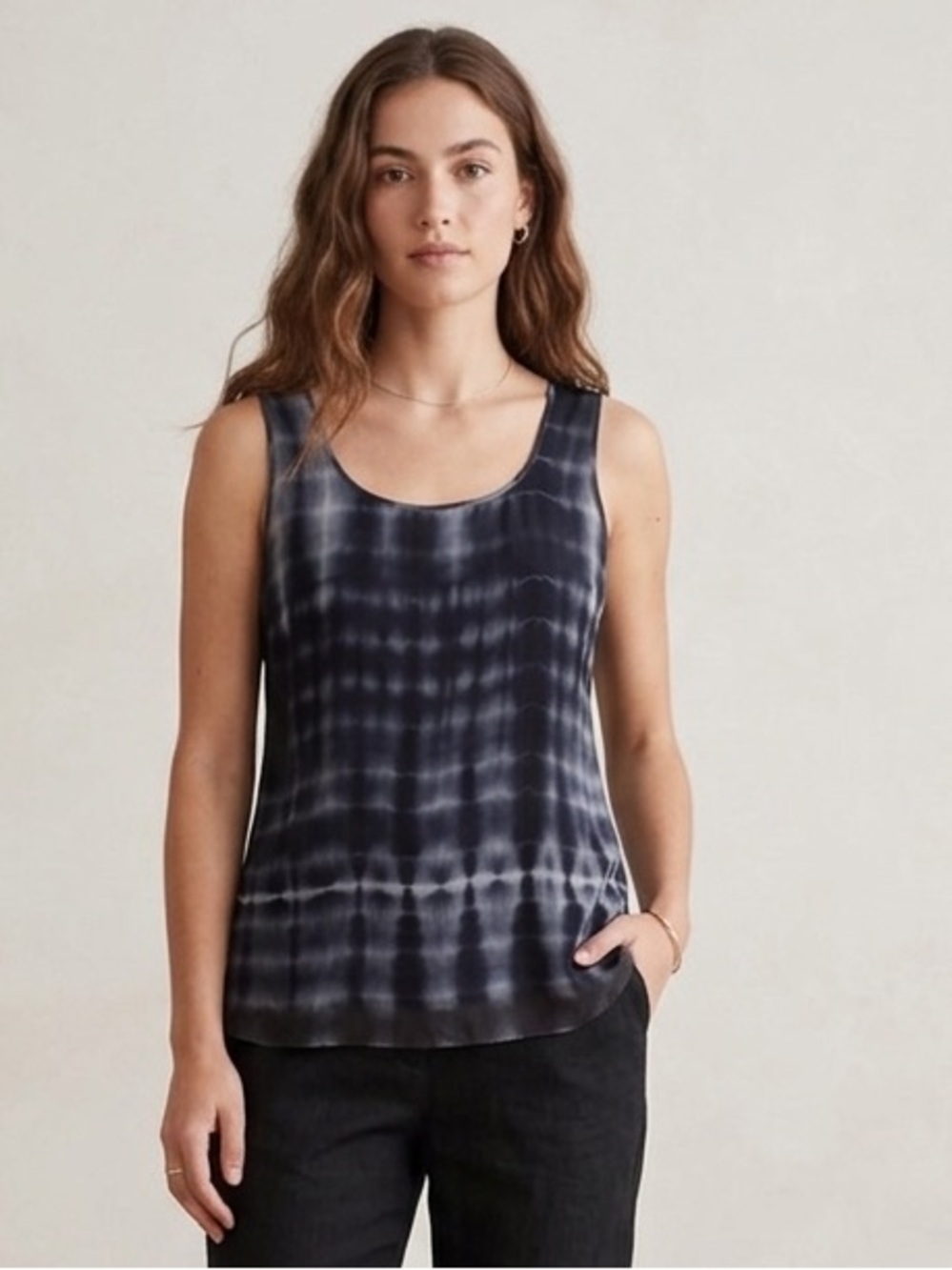 Vasthara Silk Tank Top